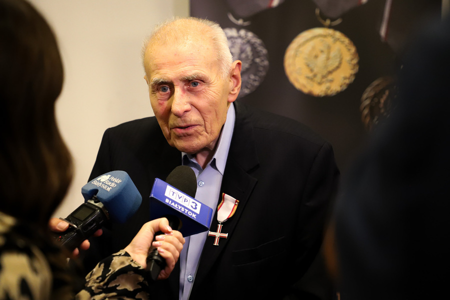 Uroczystość wręczenia działaczom opozycji antykomunistycznej Krzyży Wolności i Solidarności oraz Medali Reipublicae Memoriae Meritum – 12 września 2024, fot. Paula Prudziłowicz (IPN)