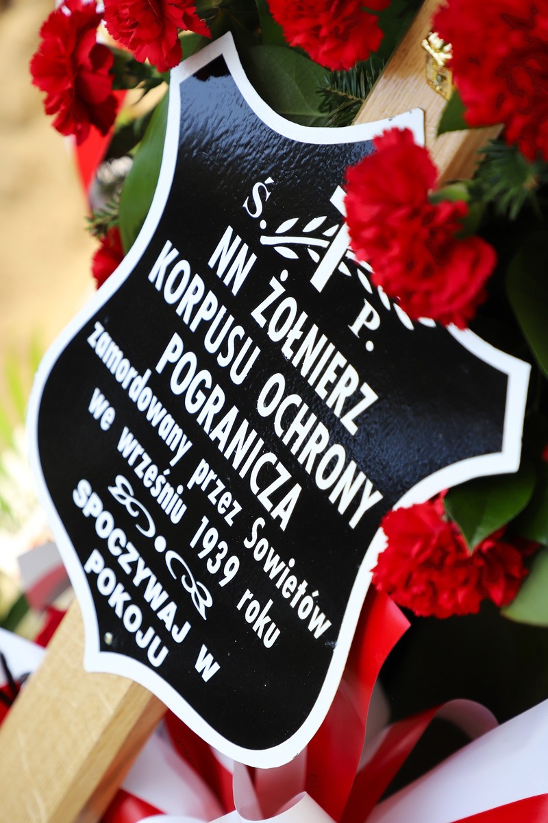 Uroczystości pogrzebowe nieznanego żołnierza Korpusu Ochrony Pogranicza – 16 września 2024, fot. Paula Prudziłowicz (IPN)