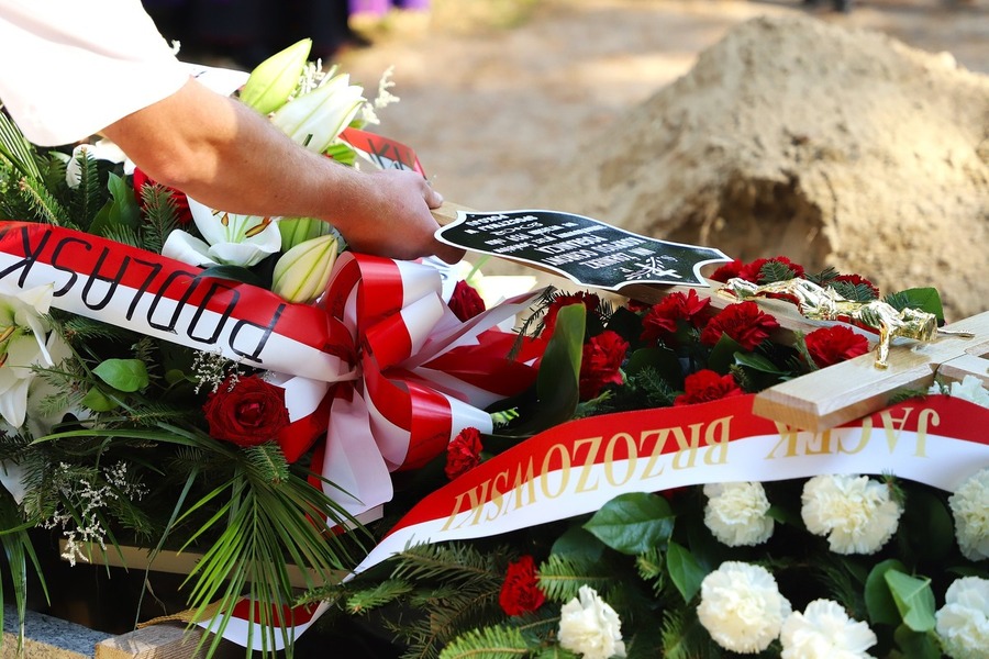 Uroczystości pogrzebowe nieznanego żołnierza Korpusu Ochrony Pogranicza – 16 września 2024, fot. Paula Prudziłowicz (IPN)