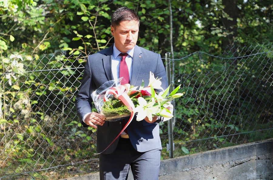 Uroczystości pogrzebowe nieznanego żołnierza Korpusu Ochrony Pogranicza – 16 września 2024, fot. Paula Prudziłowicz (IPN)