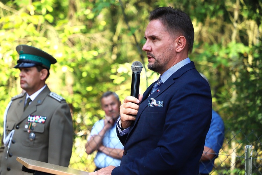 Uroczystości pogrzebowe nieznanego żołnierza Korpusu Ochrony Pogranicza – 16 września 2024, fot. Paula Prudziłowicz (IPN)