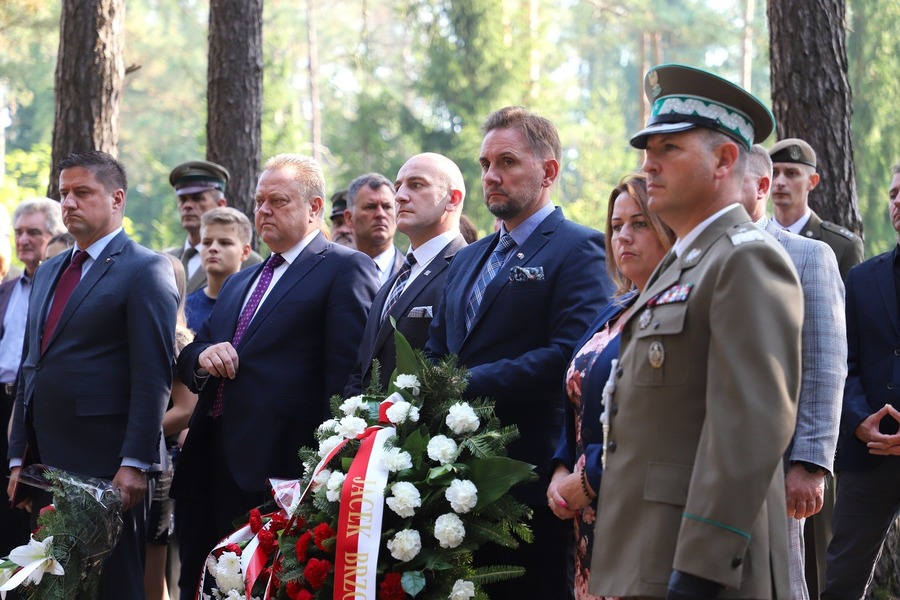 Uroczystości pogrzebowe nieznanego żołnierza Korpusu Ochrony Pogranicza – 16 września 2024, fot. Paula Prudziłowicz (IPN)