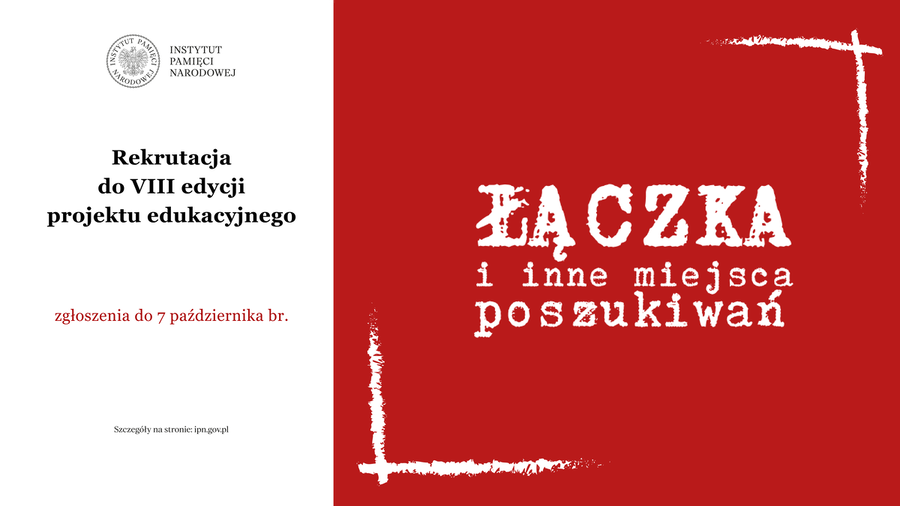 Ruszamy z VIII edycją projektu „Łączka i inne miejsca poszukiwań”.