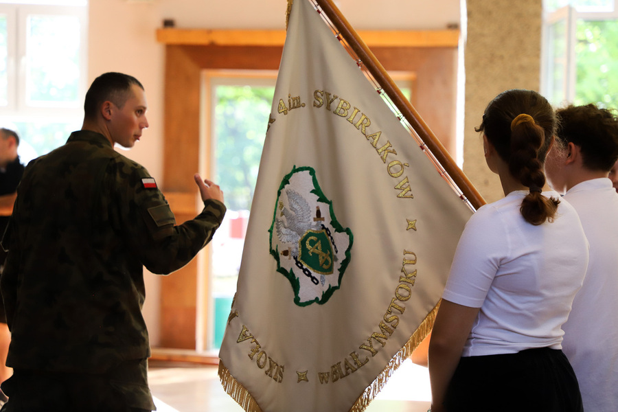 Projekt edukacyjny pod nazwą „Sztandar – znak szczególnego znaczenia” – 25 września 2024, fot. Paula Prudziłowicz (IPN)