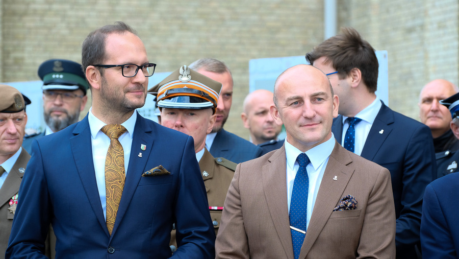 Uroczyste odsłonięcie i poświęcenie wyremontowanego pomnika Armii Krajowej w Dąbrowie Białostockiej – 27 września 2024, fot. Paula Prudziłowicz (IPN)