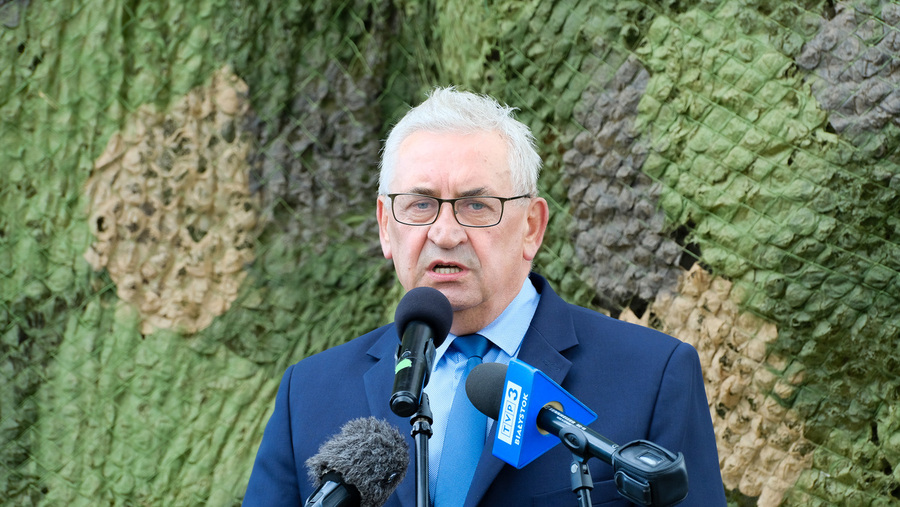 Uroczyste odsłonięcie i poświęcenie wyremontowanego pomnika Armii Krajowej w Dąbrowie Białostockiej – 27 września 2024, fot. Paula Prudziłowicz (IPN)