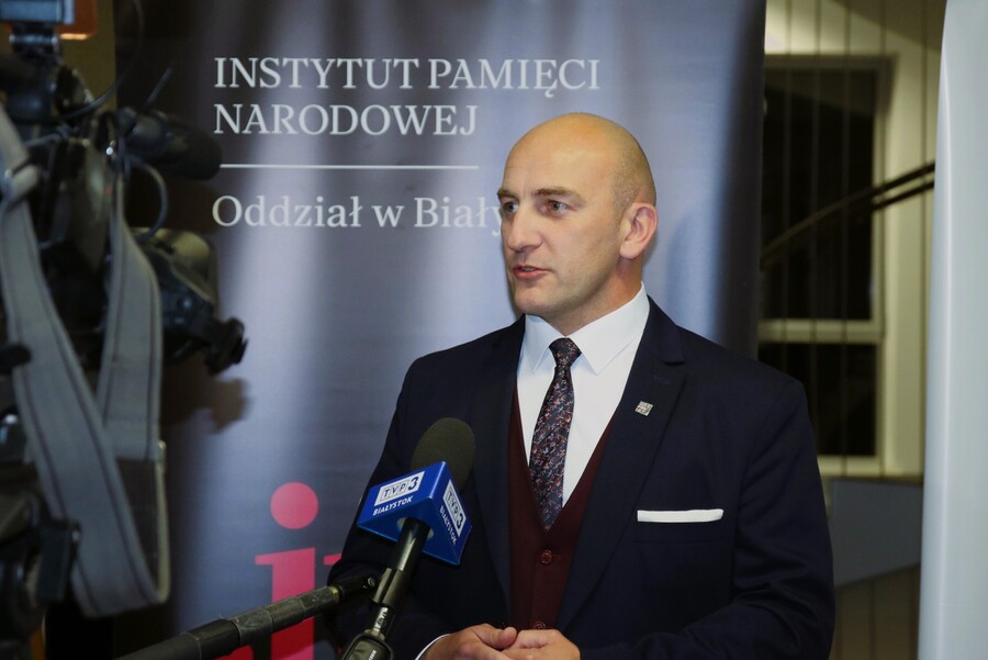 Spektakl pt. „Rozżarzone węgle miłości”, upamiętniający 40. rocznicę zamordowania bł. ks. Jerzego Popiełuszki – 8 października 2024, fot. Wioleta Wróbel (IPN)