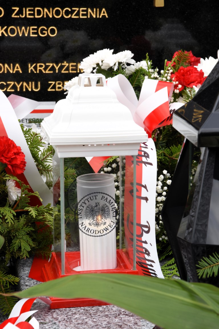 Uroczyste oznaczenie i poświęcenie grobu śp. Jadwigi Świętorzeckiej ,,Stokrotki” – 15 października 2024, fot. Katarzyna Dojs (IPN)