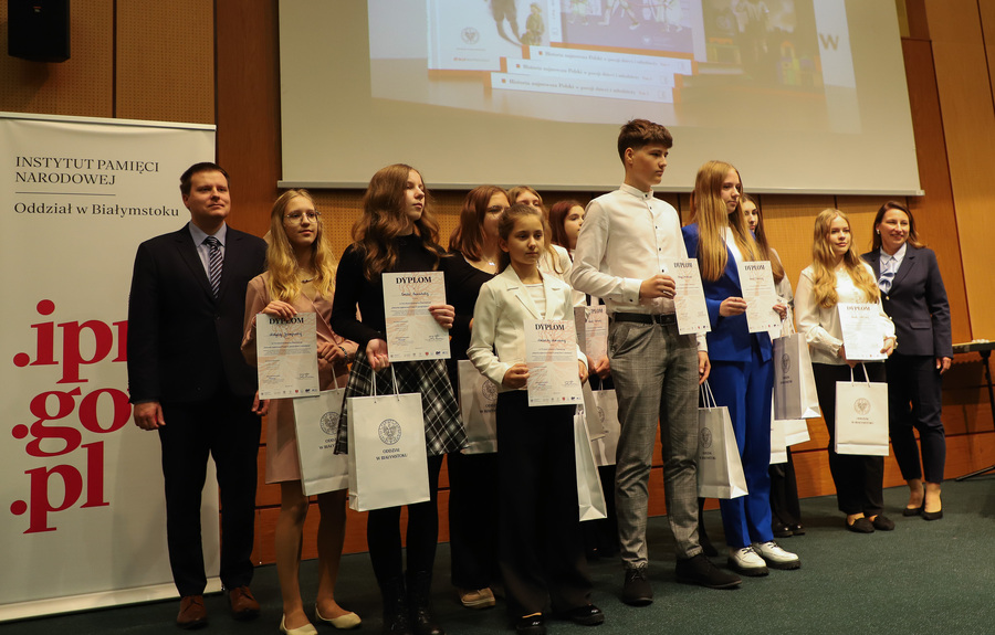 Gala VII edycji Konkursu Poetyckiego „Historia najnowsza Polski w poezji dzieci i młodzieży” – 24 października 2024, fot. Paula Prudziłowicz (IPN)