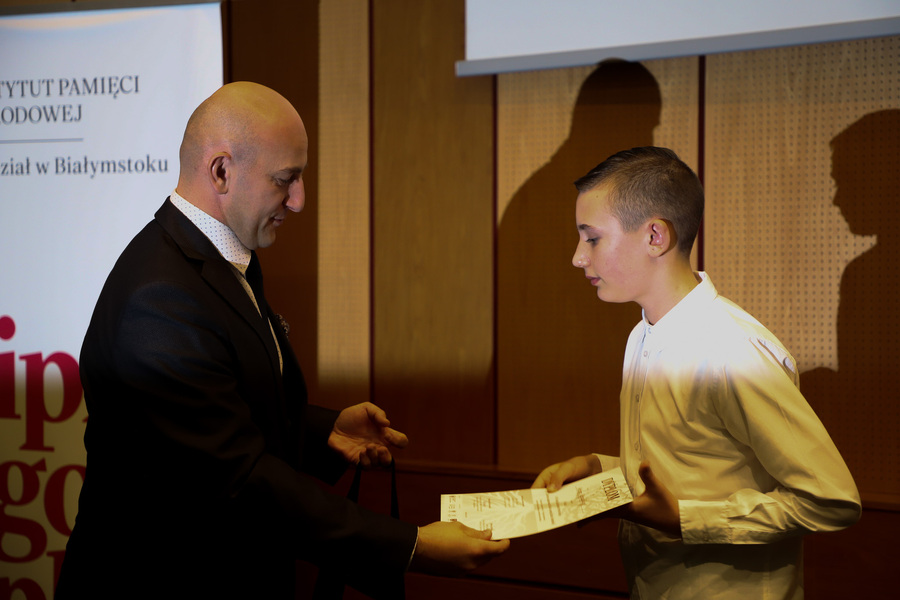 Gala VII edycji Konkursu Poetyckiego „Historia najnowsza Polski w poezji dzieci i młodzieży” – 24 października 2024, fot. Paula Prudziłowicz (IPN)