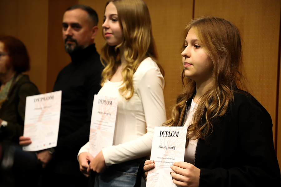 Gala VII edycji Konkursu Poetyckiego „Historia najnowsza Polski w poezji dzieci i młodzieży” – 24 października 2024, fot. Paula Prudziłowicz (IPN)