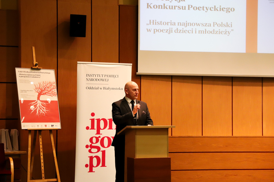 Gala VII edycji Konkursu Poetyckiego „Historia najnowsza Polski w poezji dzieci i młodzieży” – 24 października 2024, fot. Paula Prudziłowicz (IPN)