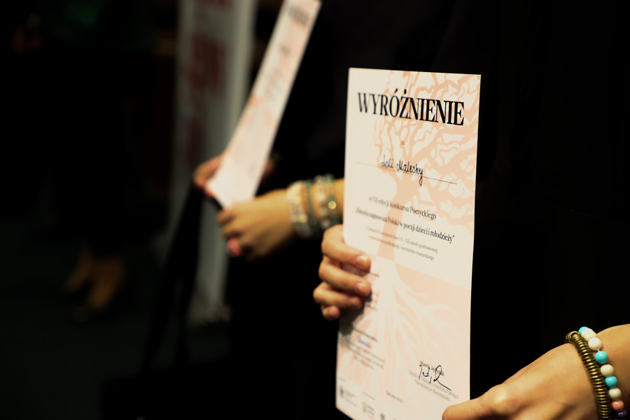 Gala VII edycji Konkursu Poetyckiego „Historia najnowsza Polski w poezji dzieci i młodzieży” – 24 października 2024, fot. Paula Prudziłowicz (IPN)