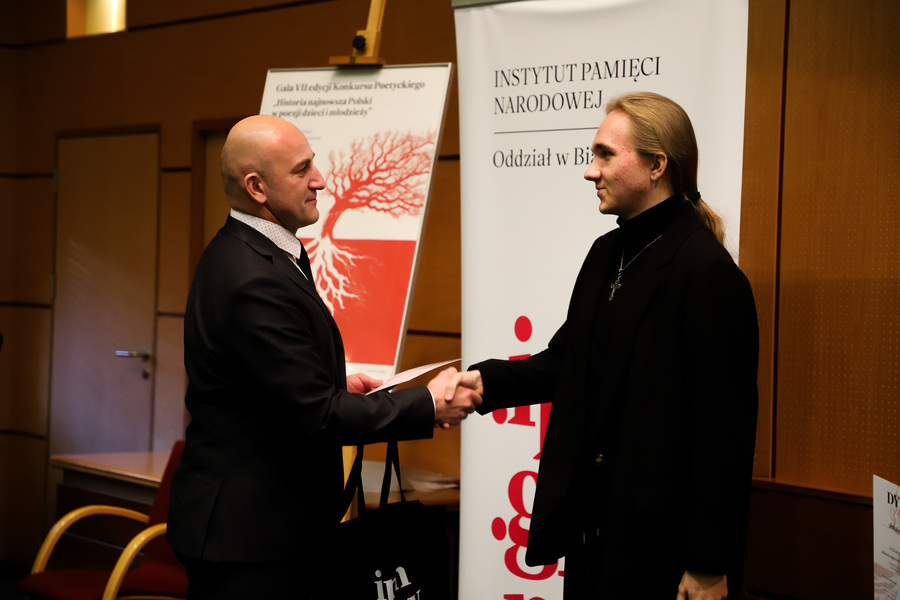 Gala VII edycji Konkursu Poetyckiego „Historia najnowsza Polski w poezji dzieci i młodzieży” – 24 października 2024, fot. Paula Prudziłowicz (IPN)