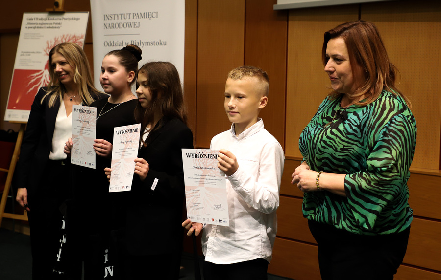 Gala VII edycji Konkursu Poetyckiego „Historia najnowsza Polski w poezji dzieci i młodzieży” – 24 października 2024, fot. Paula Prudziłowicz (IPN)