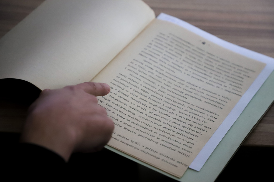 Konferencja prasowa „Straty osobowe i ofiary represji pod okupacją niemiecką w latach 1939-1945” – 31 października 2024, fot. Paula Prudziłowicz (IPN)