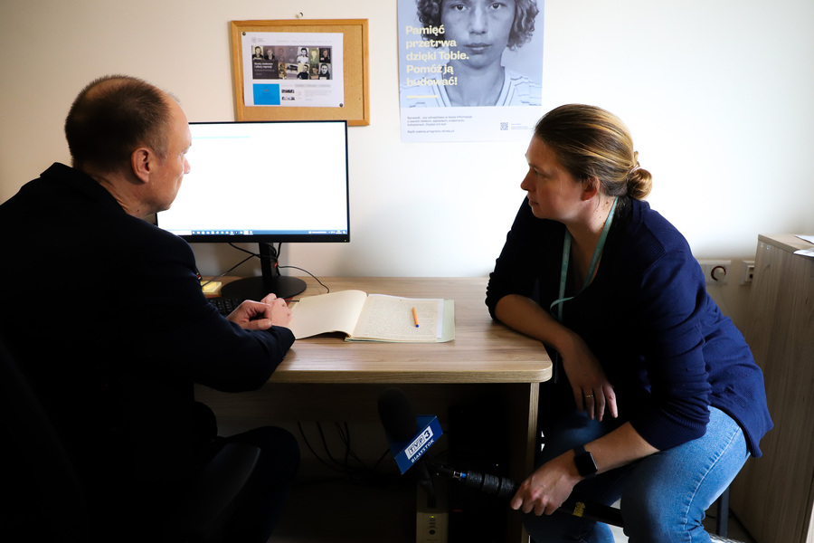 Konferencja prasowa „Straty osobowe i ofiary represji pod okupacją niemiecką w latach 1939-1945” – 31 października 2024, fot. Paula Prudziłowicz (IPN)