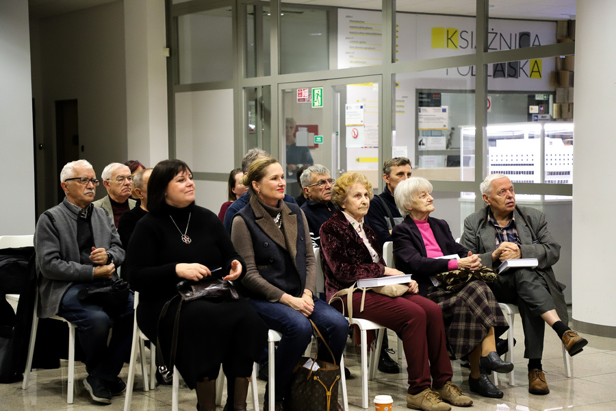 Promocja publikacji przygotowanej przez Oddział IPN w Białymstoku „Florian Czarnyszewicz. Los człowieka, t. 1: Znad Berezyny nad La Platę (1900–1955)” – 19 listopada 2024, fot. Paula Prudziłowicz (IPN)