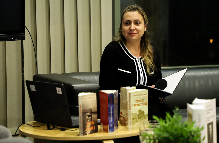 Promocja publikacji przygotowanej przez Oddział IPN w Białymstoku „Florian Czarnyszewicz. Los człowieka, t. 1: Znad Berezyny nad La Platę (1900–1955)” – 19 listopada 2024, fot. Paula Prudziłowicz (IPN)