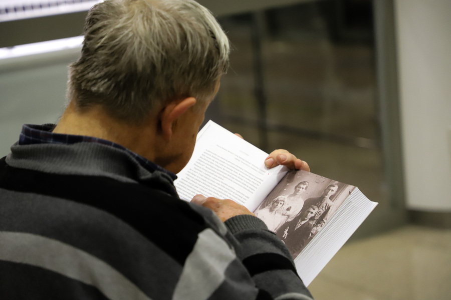 Promocja publikacji przygotowanej przez Oddział IPN w Białymstoku „Florian Czarnyszewicz. Los człowieka, t. 1: Znad Berezyny nad La Platę (1900–1955)” – 19 listopada 2024, fot. Paula Prudziłowicz (IPN)