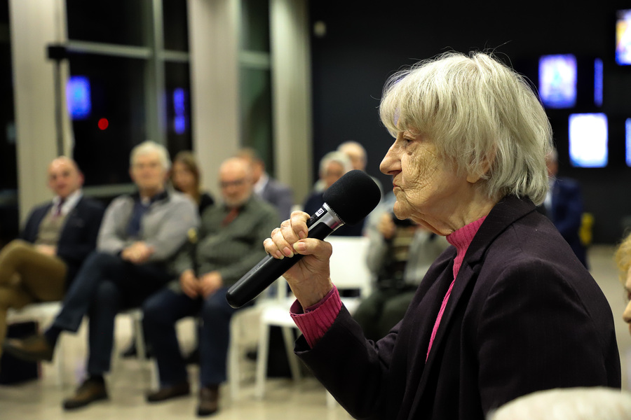 Promocja publikacji przygotowanej przez Oddział IPN w Białymstoku „Florian Czarnyszewicz. Los człowieka, t. 1: Znad Berezyny nad La Platę (1900–1955)” – 19 listopada 2024, fot. Paula Prudziłowicz (IPN)