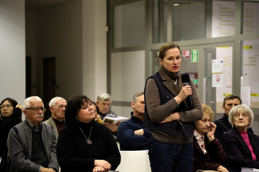 Promocja publikacji przygotowanej przez Oddział IPN w Białymstoku „Florian Czarnyszewicz. Los człowieka, t. 1: Znad Berezyny nad La Platę (1900–1955)” – 19 listopada 2024, fot. Paula Prudziłowicz (IPN)