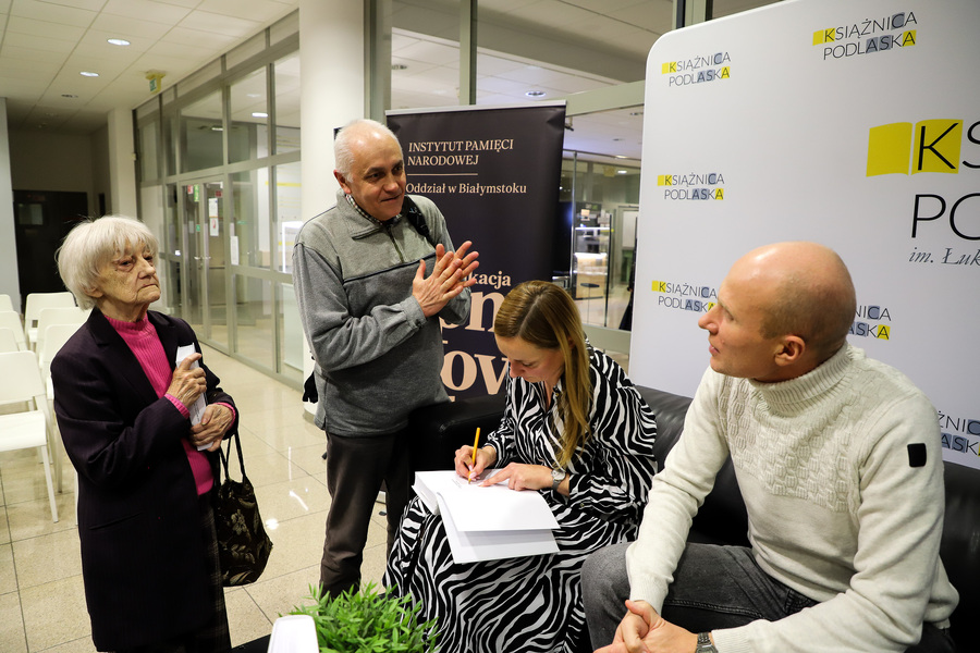 Promocja publikacji przygotowanej przez Oddział IPN w Białymstoku „Florian Czarnyszewicz. Los człowieka, t. 1: Znad Berezyny nad La Platę (1900–1955)” – 19 listopada 2024, fot. Paula Prudziłowicz (IPN)