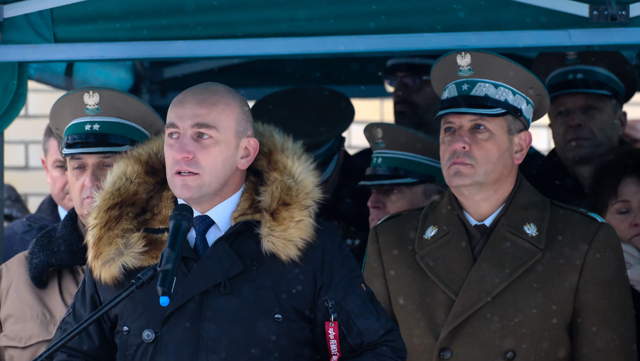 Uroczystości upamiętniające rtm. Apoloniusza Ścisłowskiego, poległego w walce z sowietami we wrześniu 1939 r. – 22 listopada 2024, fot. Paula Prudziłowicz (IPN)