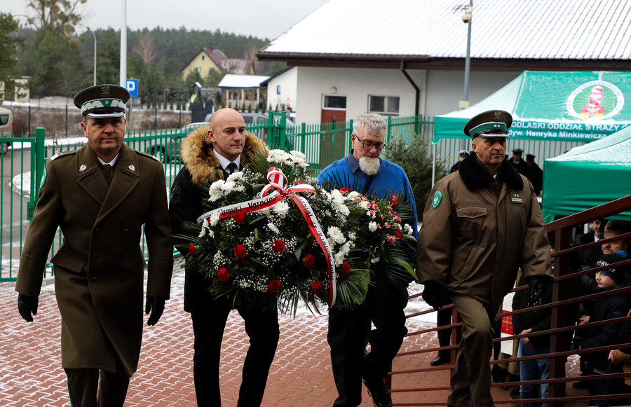 Uroczystości upamiętniające rtm. Apoloniusza Ścisłowskiego, poległego w walce z sowietami we wrześniu 1939 r. – 22 listopada 2024, fot. Paula Prudziłowicz (IPN)