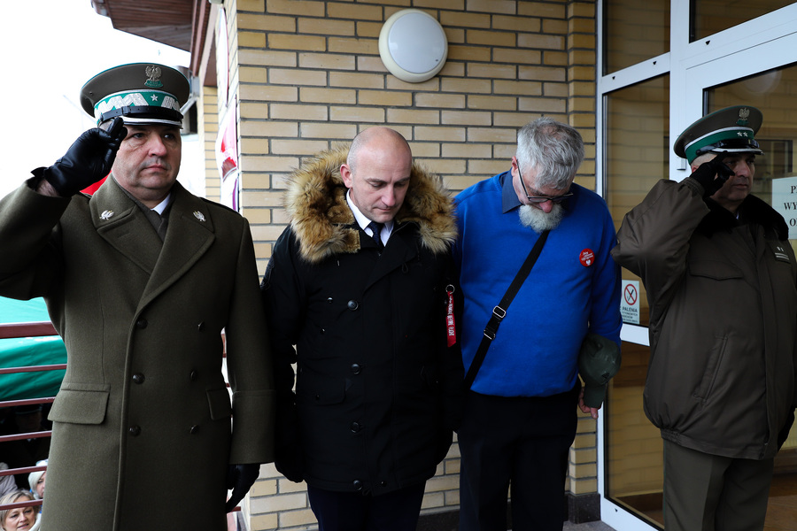 Uroczystości upamiętniające rtm. Apoloniusza Ścisłowskiego, poległego w walce z sowietami we wrześniu 1939 r. – 22 listopada 2024, fot. Paula Prudziłowicz (IPN)