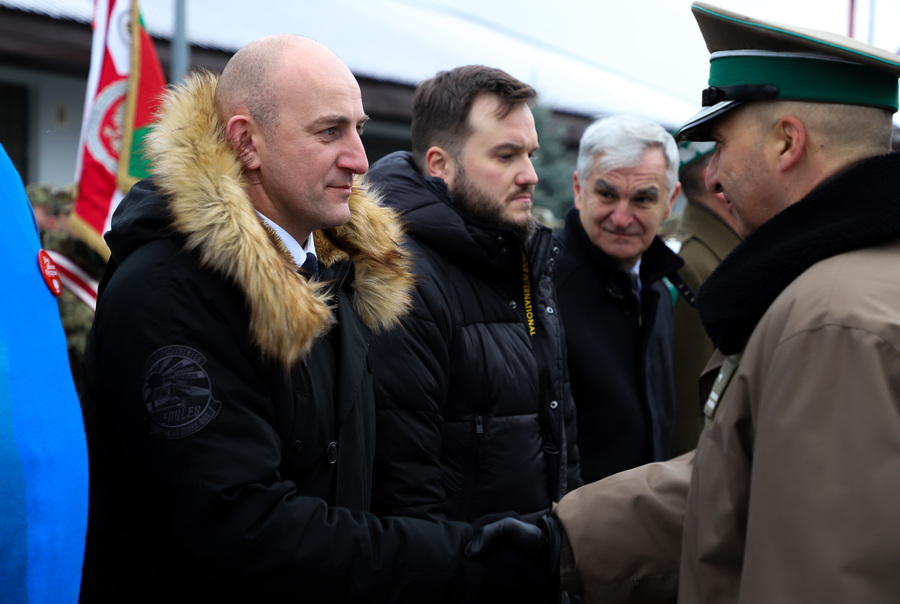 Uroczystości upamiętniające rtm. Apoloniusza Ścisłowskiego, poległego w walce z sowietami we wrześniu 1939 r. – 22 listopada 2024, fot. Paula Prudziłowicz (IPN)