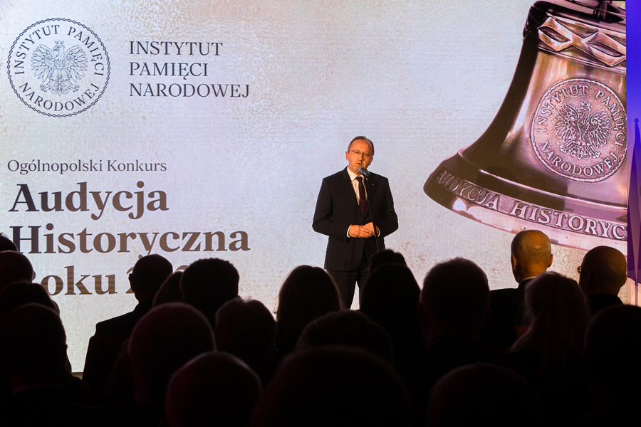 Gala finałowa XI edycji Ogólnopolskiego Konkursu „Audycja Historyczna Roku” – 26 listopada 2024, fot. Sławek Kasper (IPN)