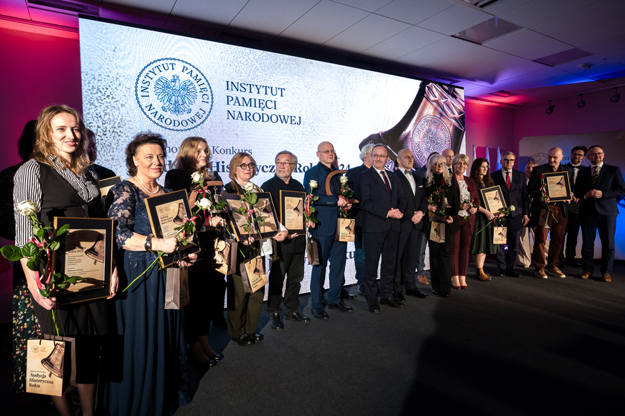 Gala finałowa XI edycji Ogólnopolskiego Konkursu „Audycja Historyczna Roku” – 26 listopada 2024, fot. Sławek Kasper (IPN)