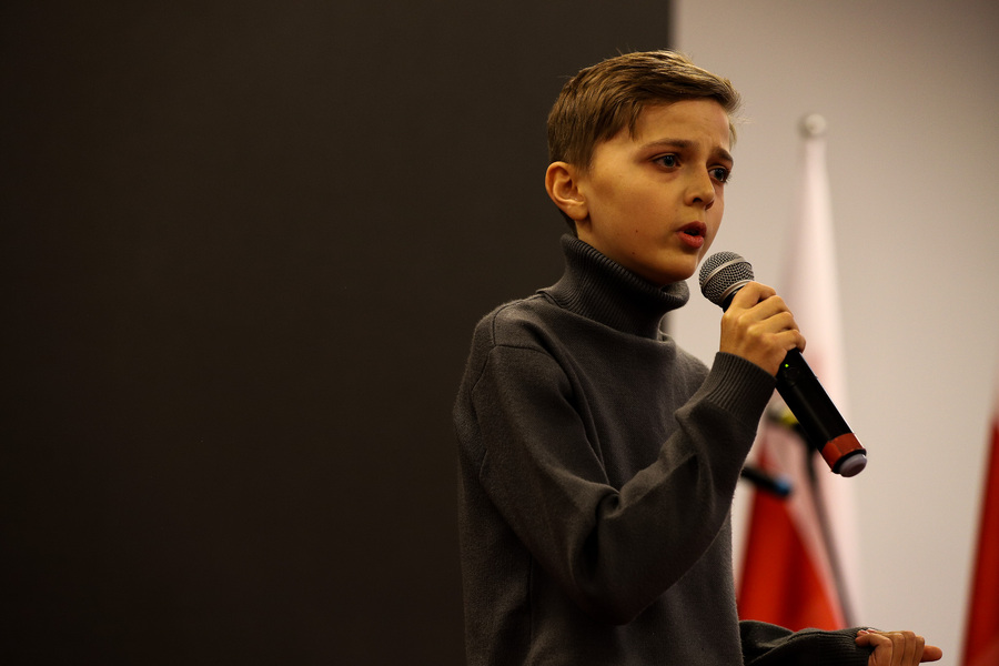 Przesłuchania wojewódzkie IX edycji Festiwalu Piosenki Niezłomnej i Niepodległej im. Henryka Rasiewicza „Kima” – 30 listopada 2024, fot. Paula Prudziłowicz (IPN)