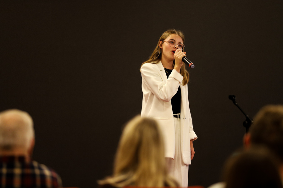 Przesłuchania wojewódzkie IX edycji Festiwalu Piosenki Niezłomnej i Niepodległej im. Henryka Rasiewicza „Kima” – 30 listopada 2024, fot. Paula Prudziłowicz (IPN)