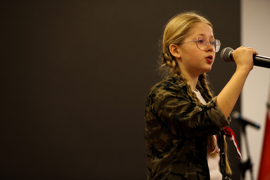 Przesłuchania wojewódzkie IX edycji Festiwalu Piosenki Niezłomnej i Niepodległej im. Henryka Rasiewicza „Kima” – 30 listopada 2024, fot. Paula Prudziłowicz (IPN)