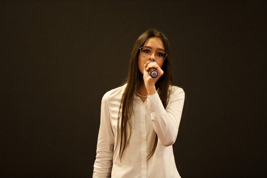 Przesłuchania wojewódzkie IX edycji Festiwalu Piosenki Niezłomnej i Niepodległej im. Henryka Rasiewicza „Kima” – 30 listopada 2024, fot. Paula Prudziłowicz (IPN)