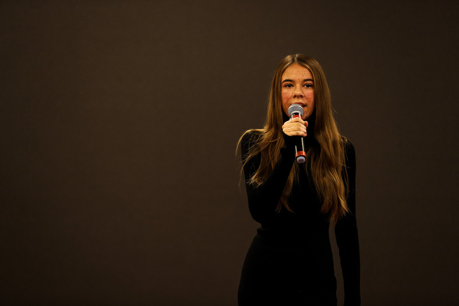 Przesłuchania wojewódzkie IX edycji Festiwalu Piosenki Niezłomnej i Niepodległej im. Henryka Rasiewicza „Kima” – 30 listopada 2024, fot. Paula Prudziłowicz (IPN)