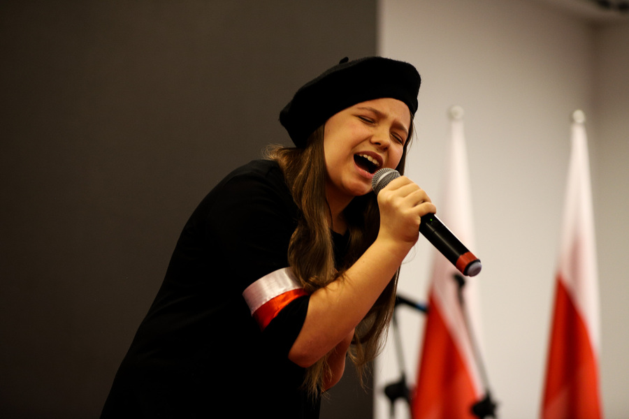 Przesłuchania wojewódzkie IX edycji Festiwalu Piosenki Niezłomnej i Niepodległej im. Henryka Rasiewicza „Kima” – 30 listopada 2024, fot. Paula Prudziłowicz (IPN)