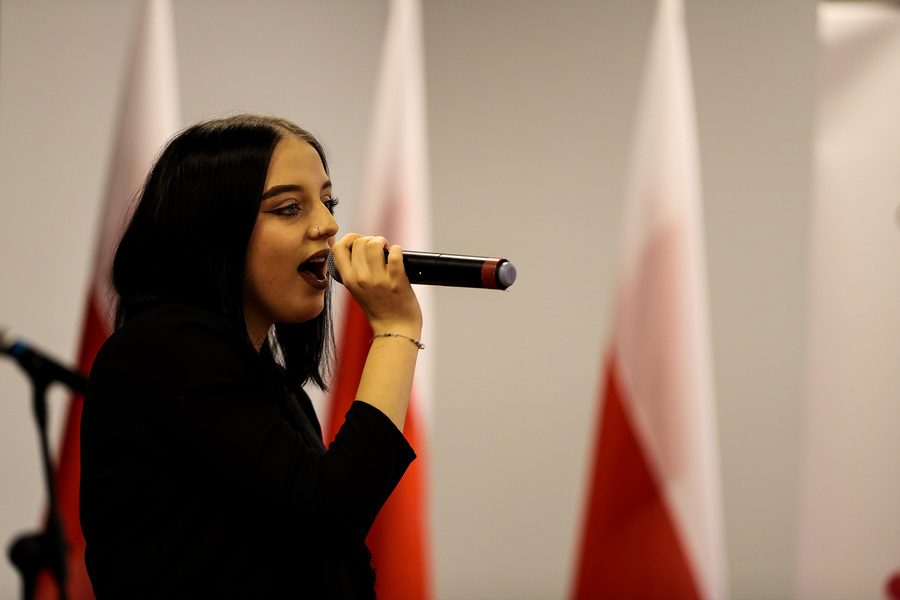 Przesłuchania wojewódzkie IX edycji Festiwalu Piosenki Niezłomnej i Niepodległej im. Henryka Rasiewicza „Kima” – 30 listopada 2024, fot. Paula Prudziłowicz (IPN)