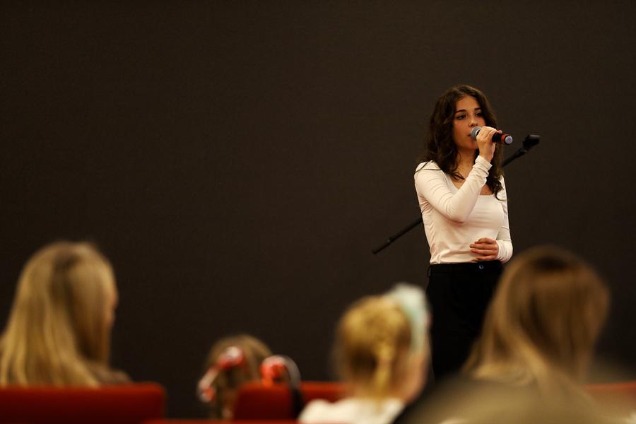 Przesłuchania wojewódzkie IX edycji Festiwalu Piosenki Niezłomnej i Niepodległej im. Henryka Rasiewicza „Kima” – 30 listopada 2024, fot. Paula Prudziłowicz (IPN)