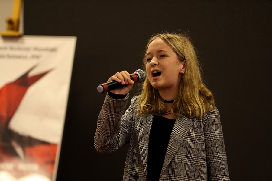 Przesłuchania wojewódzkie IX edycji Festiwalu Piosenki Niezłomnej i Niepodległej im. Henryka Rasiewicza „Kima” – 30 listopada 2024, fot. Paula Prudziłowicz (IPN)