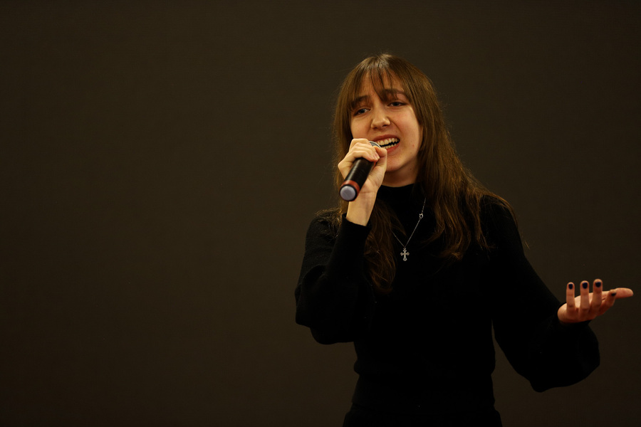 Przesłuchania wojewódzkie IX edycji Festiwalu Piosenki Niezłomnej i Niepodległej im. Henryka Rasiewicza „Kima” – 30 listopada 2024, fot. Paula Prudziłowicz (IPN)