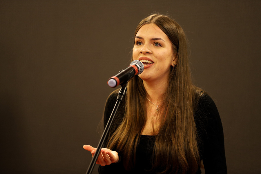 Przesłuchania wojewódzkie IX edycji Festiwalu Piosenki Niezłomnej i Niepodległej im. Henryka Rasiewicza „Kima” – 30 listopada 2024, fot. Paula Prudziłowicz (IPN)