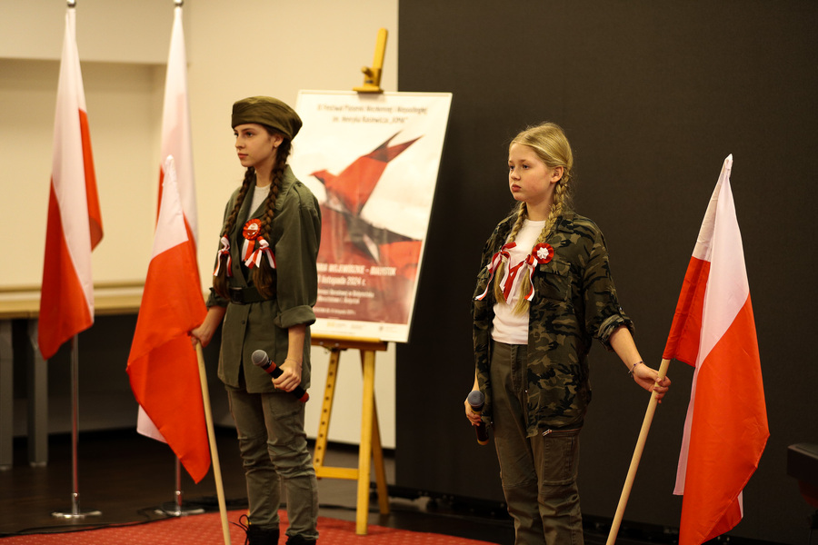 Przesłuchania wojewódzkie IX edycji Festiwalu Piosenki Niezłomnej i Niepodległej im. Henryka Rasiewicza „Kima” – 30 listopada 2024, fot. Paula Prudziłowicz (IPN)