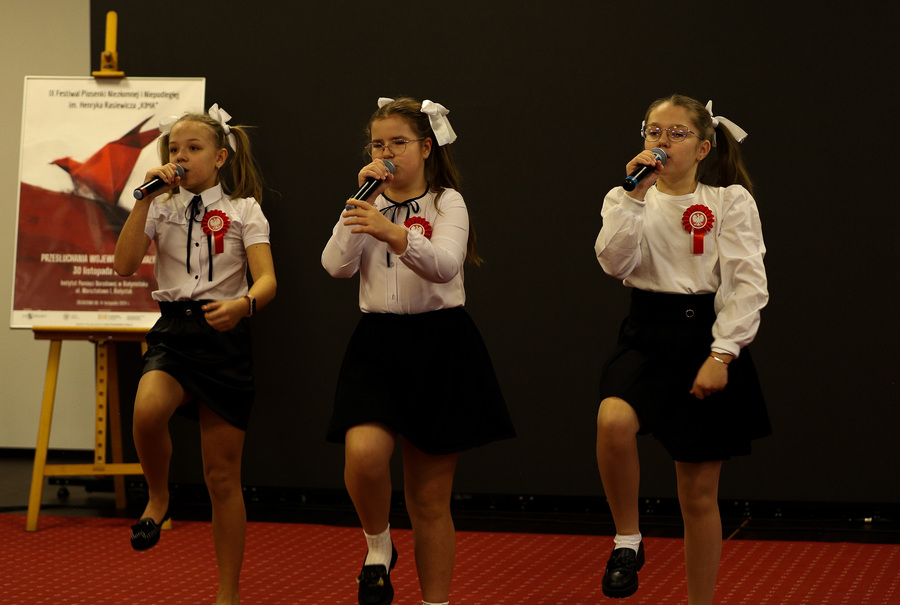 Przesłuchania wojewódzkie IX edycji Festiwalu Piosenki Niezłomnej i Niepodległej im. Henryka Rasiewicza „Kima” – 30 listopada 2024, fot. Paula Prudziłowicz (IPN)