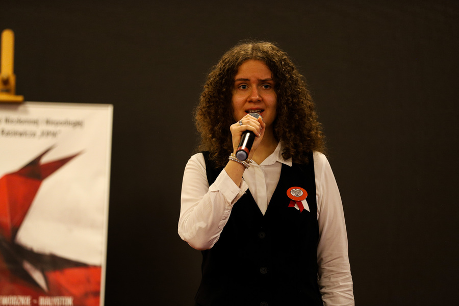 Przesłuchania wojewódzkie IX edycji Festiwalu Piosenki Niezłomnej i Niepodległej im. Henryka Rasiewicza „Kima” – 30 listopada 2024, fot. Paula Prudziłowicz (IPN)