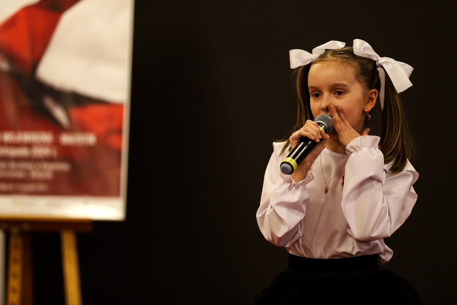 Przesłuchania wojewódzkie IX edycji Festiwalu Piosenki Niezłomnej i Niepodległej im. Henryka Rasiewicza „Kima” – 30 listopada 2024, fot. Paula Prudziłowicz (IPN)