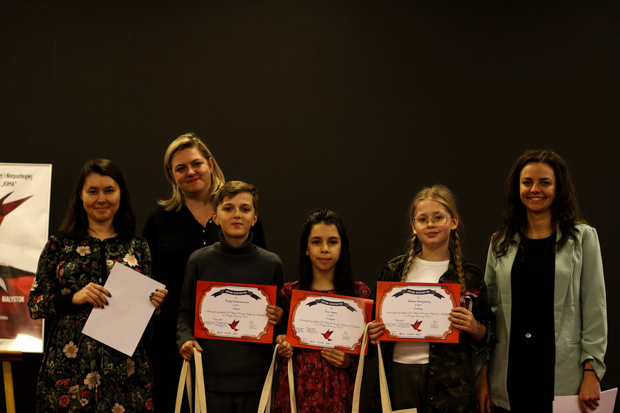 Przesłuchania wojewódzkie IX edycji Festiwalu Piosenki Niezłomnej i Niepodległej im. Henryka Rasiewicza „Kima” – 30 listopada 2024, fot. Paula Prudziłowicz (IPN)