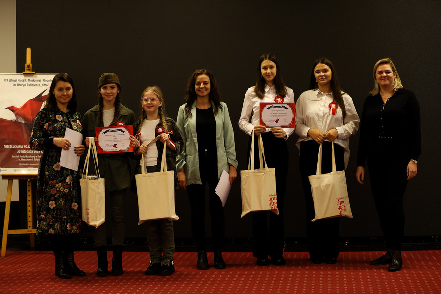 Przesłuchania wojewódzkie IX edycji Festiwalu Piosenki Niezłomnej i Niepodległej im. Henryka Rasiewicza „Kima” – 30 listopada 2024, fot. Paula Prudziłowicz (IPN)